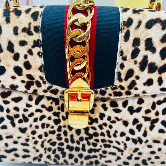Gucci Sylvie Medium Calf Hair Bag with Certificate of Authenticity (CoA) - Picture 10 of 16